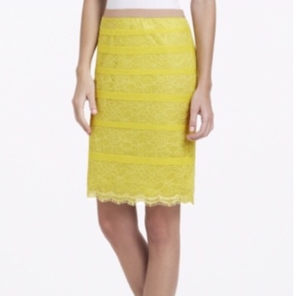 BCBG Max Azria Jocelyn Lace Pencil Skirt